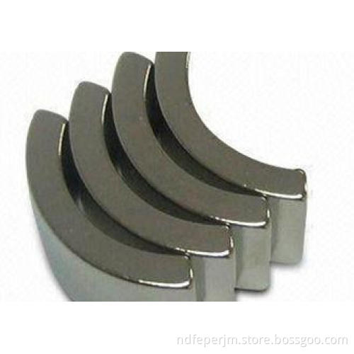 Sintered Neodymium 35H Electric Motor Magnet With NiCuNi Co